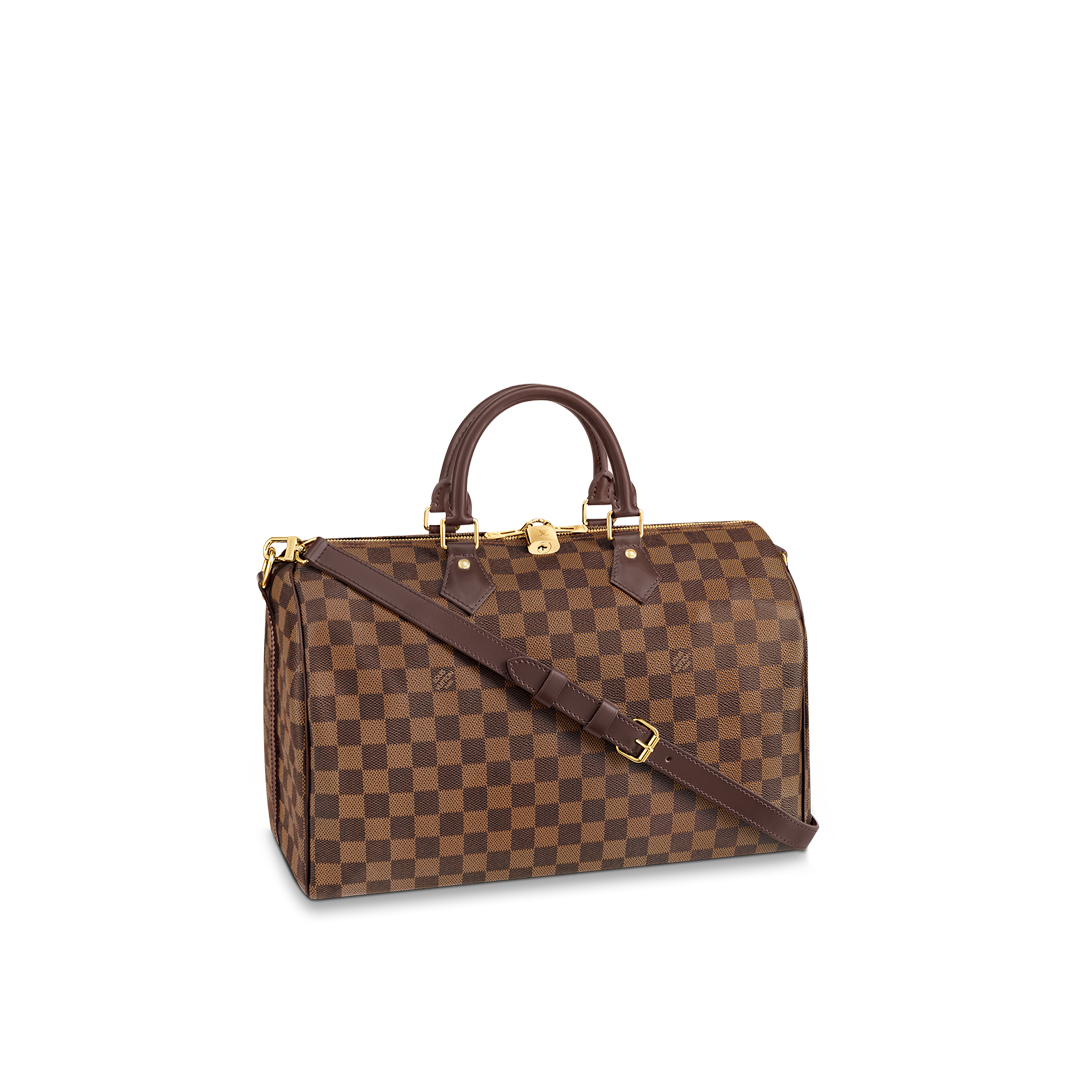 Louis Vuitton SPEEDY BANDOULIERE 35 Damier Ebene Handbag N41366